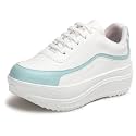 Vendoz Women White Casual Stylish Sneakers