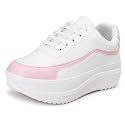 Vendoz Women White Casual Stylish Sneakers