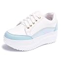 Vendoz Women White Multi Sneakers