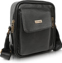 Veneer Black Sling Bag Claasic Unique Design Travel Shoulder Crossbody Side Sling bag For Unisex