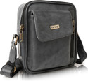 Veneer Grey Sling Bag Claasic Unique Design Travel Shoulder Crossbody Side Sling bag For Unisex