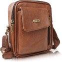 Veneer Tan Sling Bag Claasic Unique Design Travel Shoulder Crossbody Side Sling bag For Unisex