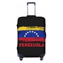 Venezuela Flag Luggage Cover Men Women Washable Elastic Anti-Scratch Suitcase Protector Covers For Luggage Travel Fits 18-32 Inch Case Small
