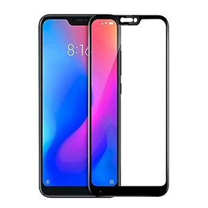 veni son39s 11d full glue edge to edge tempered glass screen protector guard compatible with redmi 6 pro a2 lite pack of 1
