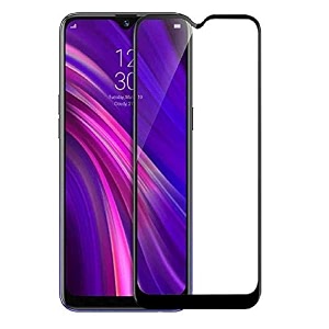 veni son39s 11d full glue edge to edge tempered glass screen protector guard compatible with realme c3 pack of 1