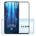 VENI SON'S 11D Full Glue Edge to Edge Tempered Glass Screen Protector Guard Compatible with V17 Pro BK