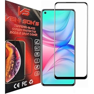 veni son39s new d hd tempered glass screen protector with full coverage hd lucidity compatible for infinix hot 11s black