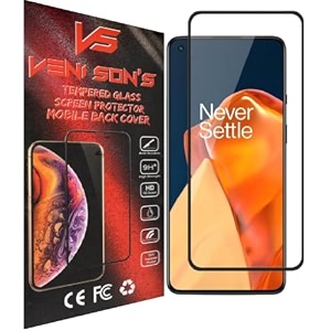 veni son39s new d hd tempered glass screen protector with full coverage hd lucidity compatible for oneplus nord ce 3 lite 5g black
