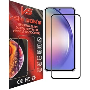 veni son39s new d hd tempered glass screen protector with full coverage hd lucidity compatible for realme 11x 5g black