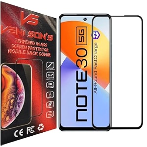 veni son39s new d hd tempered glass screen protector with full coverage hd lucidity compatible for infinix note 30 black