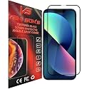 VENI SON'S New D+/ HD+ Tempered Glass Screen Protector With Full Coverage HD lucidity Compatible For iPhone 14 14 Pro (Black)