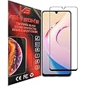 VENI SON'S New D+/ HD+ Tempered Glass Screen Protector With Full Coverage HD lucidity Compatible For Samsung Galaxy A22 5G (Black)