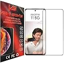 VENI SON'S New D+/ HD+ Tempered Glass Screen Protector With Full Coverage HD lucidity Compatible For Realme 11 (Black)