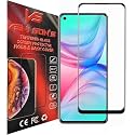 VENI SON'S New D+/ HD+ Tempered Glass Screen Protector With Full Coverage HD lucidity Compatible For Infinix Hot 10 (Black)