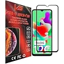 VENI SON'S New D+/ HD+ Tempered Glass Screen Protector With Full Coverage HD lucidity Compatible For Redmi 12C (Black)