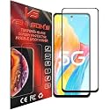 VENI SON'S New D+/ HD+ Tempered Glass Screen Protector With Full Coverage HD lucidity Compatible For Oppo A1 (Black)