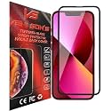 VENI SON'S New D+/ HD+ Tempered Glass Screen Protector With Full Coverage HD lucidity Compatible For iPhone 13/13 Pro (Black)