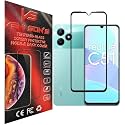 VENI SON'S New D+/ HD+ Tempered Glass Screen Protector With Full Coverage HD lucidity Compatible For Realme C51 (Black)