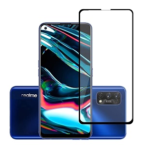 veni son39s tempered glass screen protector compatible for realme x7 x7 pro with edge to edge coverage and easy installation kit pack of 1 black