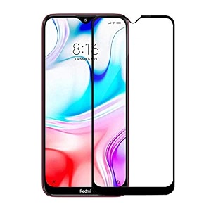 veni son39s tempered glass screen protector compatible for redmi note 8 with edge to edge coverage and easy installation kit pack of 1 black