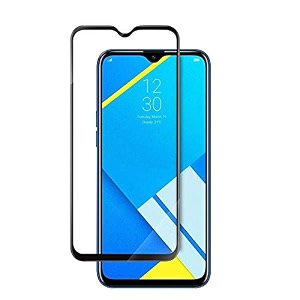 veni son39s tempered glass screen protector compatible for realme c2 c2s with edge to edge coverage and easy installation kit pack of 1 black