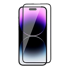 veni son39s tempered glass screen protector compatible for iphone 1414 pro with edge to edge coverage and easy installation kit pack of 1 black
