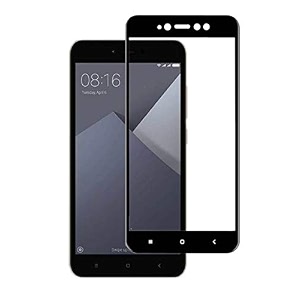 veni son39s tempered glass screen protector compatible for redmi y1 y1 lite with edge to edge coverage and easy installation kit pack of 1 black