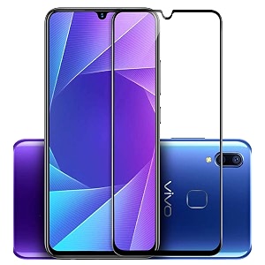 veni son39s tempered glass screen protector compatible for vivo v11 v11i with edge to edge coverage and easy installation kit pack of 1 black