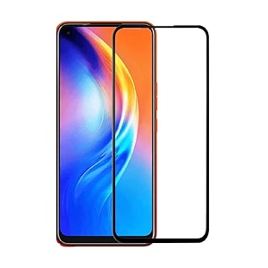 veni son39s tempered glass screen protector compatible for tecno spark 6 camon 16 with edge to edge coverage and easy installation kit pack of 1 black