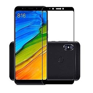 veni son39s tempered glass screen protector compatible for redmi note 55 with edge to edge coverage and easy installation kit pack of 1 black