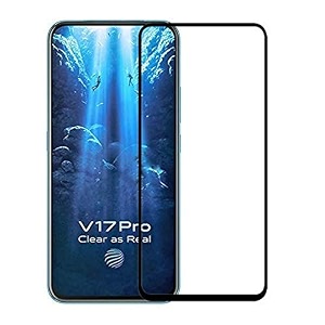 veni son39s tempered glass screen protector compatible for vivo v17 v17 pro s5 with edge to edge coverage and easy installation kit pack of 1 black