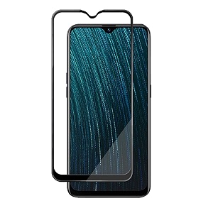 veni son39s tempered glass screen protector compatible for oppo a12 a12s with edge to edge coverage and easy installation kit pack of 1 black