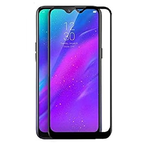 veni son39s tempered glass screen protector compatible for oppo a5s a7 2019 with edge to edge coverage and easy installation kit pack of 1 black