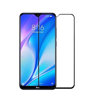 veni son39s tempered glass screen protector compatible for redmi 8 8a 8a dual with edge to edge coverage and easy installation kit pack of 1 black