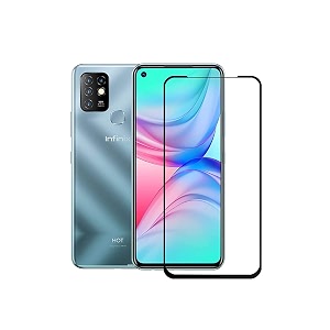 veni son39s tempered glass screen protector compatible for infinix note 8i 12i with edge to edge coverage and easy installation kit pack of 1 black