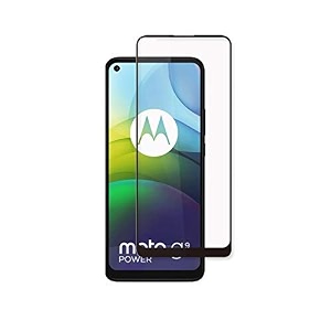 veni son39s tempered glass screen protector compatible for moto g9 power with edge to edge coverage and easy installation kit pack of 1 black