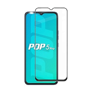 veni son39s tempered glass screen protector compatible for tecno pop 5 propop 5 litepop 5x with edge to edge coverage and easy installation kit pack of 1 black