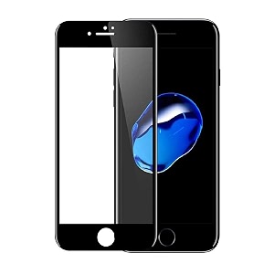 veni son39s tempered glass screen protector compatible for iphone 8 8g with edge to edge coverage and easy installation kit pack of 1 black