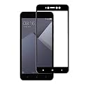 VENI SON'S Tempered Glass Screen Protector Compatible for Redmi Y1/ Y1 Lite with Edge to Edge Coverage and Easy Installation Kit, Pack of 1, Black
