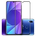VENI SON'S Tempered Glass Screen Protector Compatible for Vivo V11/ V11i with Edge to Edge Coverage and Easy Installation Kit, Pack of 1, Black
