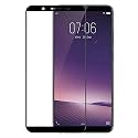 VENI SON'S Tempered Glass Screen Protector Compatible for Vivo V7 with Edge to Edge Coverage and Easy Installation Kit, Pack of 1, Black