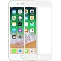 VENI SON'S Tempered Glass Screen Protector Compatible for iphone 8+/ Plus with Edge to Edge Coverage and Easy Installation Kit, Pack of 1, White