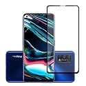 VENI SON'S Tempered Glass Screen Protector Compatible for Realme 7 Pro with Edge to Edge Coverage and Easy Installation Kit, Pack of 1, Black