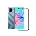 VENI SON'S Tempered Glass Screen Protector Compatible for Infinix Note 8i/ 12i with Edge to Edge Coverage and Easy Installation Kit, Pack of 1, Black