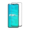 VENI SON'S Tempered Glass Screen Protector Compatible for Tecno Pop 5 Pro/Pop 5 Lite/Pop 5x with Edge to Edge Coverage and Easy Installation Kit, Pack of 1, Black