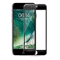 VENI SON'S Tempered Glass Screen Protector Compatible for iphone 8 Plus with Edge to Edge Coverage and Easy Installation Kit, Pack of 1, Black