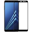 VENI SON'S Tempered Glass Screen Protector Compatible for Samsung Galaxy A6 Plus/ + 2018 with Edge to Edge Coverage and Easy Installation Kit, Pack of 1, Black
