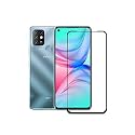 VENI SON'S Tempered Glass Screen Protector Compatible for Infinix Hot 10/ Note 8i with Edge to Edge Coverage and Easy Installation Kit, Pack of 1, Black