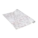 Venilia 53422 Self-Adhesive Pink Decorative Furniture Film Wallpaper PVC Phthalate-Free 45 cm x 1.5 m, Marble Rose, 45 x 150 cm