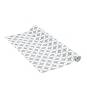 Venilia 54767 Adhesive Film Monica Grey Geometric Motif Retro Pattern Decorative Film Furniture Film Wallpaper Self-Adhesive Film PVC No Phthalates 45 cm x 1.5 m Thickness 0.095 mm